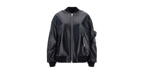 leather coat women prada|prada bomber jacket for men.